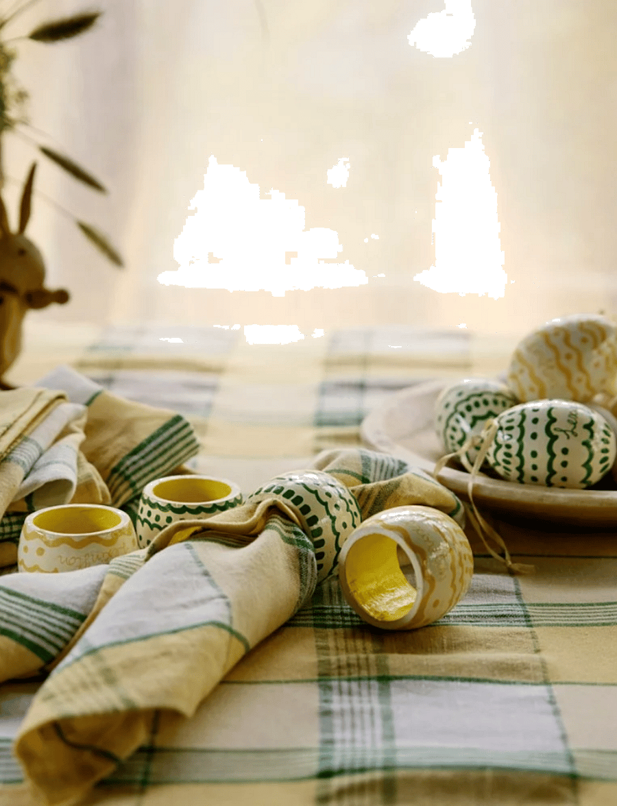 Lexington Home - Easter Napkin Ring in Wood (Set of 4) - die niedrigsten preise - multi - 2