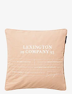 Logo Organic Cotton Canvas Pillow Cover, Lexington Home