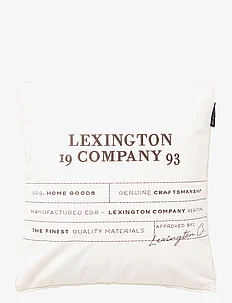 Logo Organic Cotton Canvas Pillow Cover, Lexington Home
