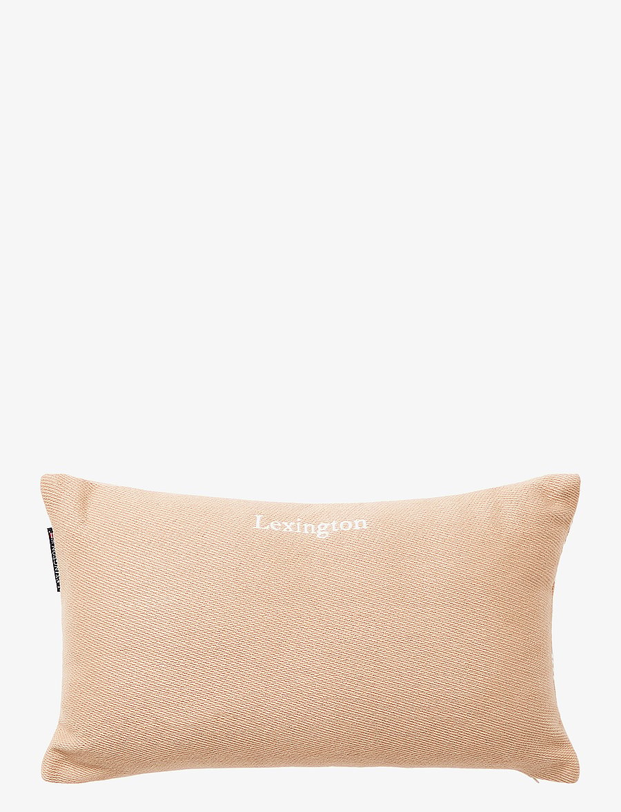Lexington Home - Waves Recycled Heavy Cotton Twill 50x30 Pillow - padjad - beige/white - 1