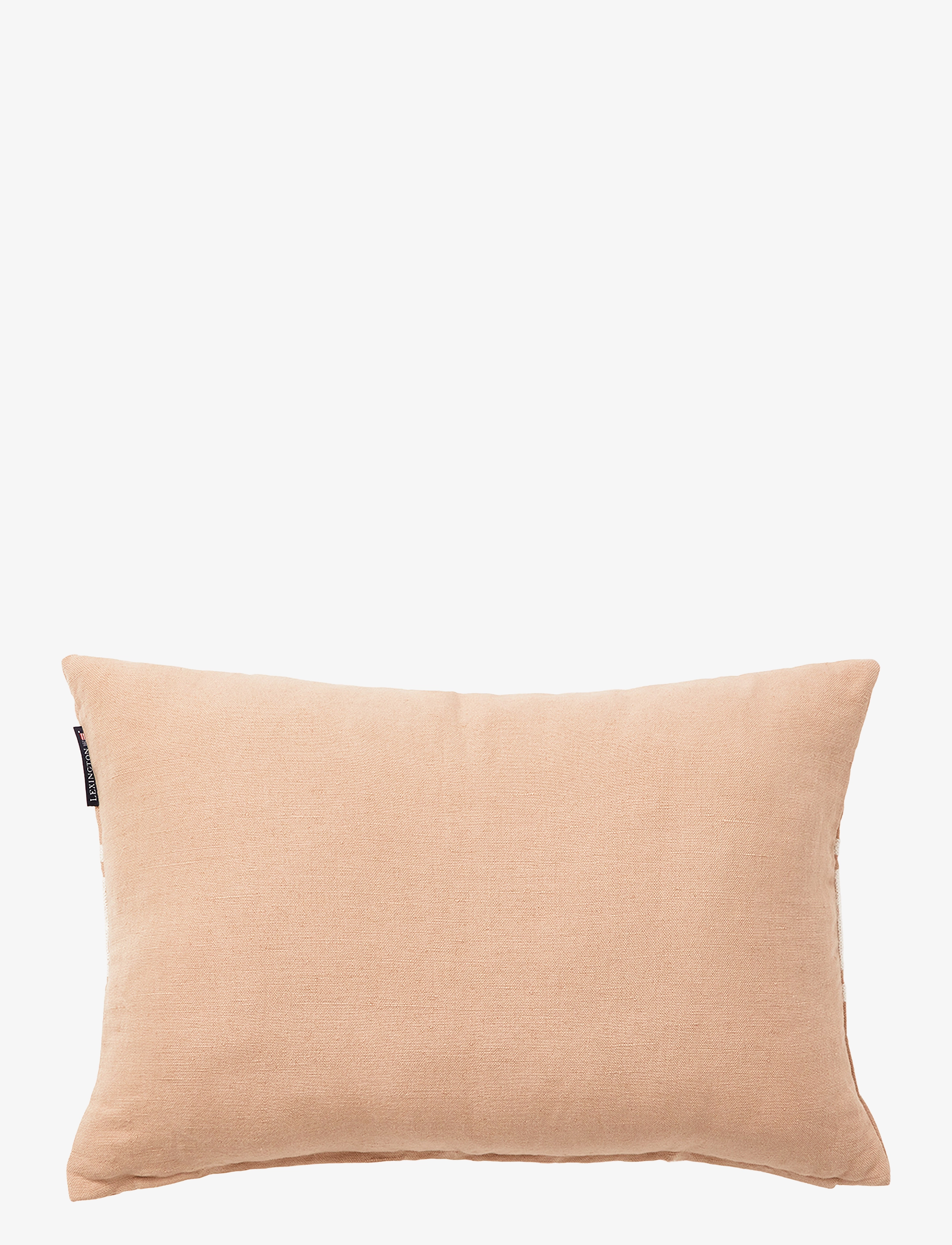 Lexington Home - Embroidery Center Striped Linen/Cott 60x40 Pillow - coussins - beige/off white - 1