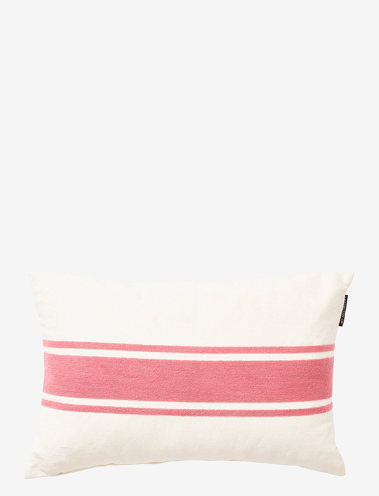 Lexington Home - Embroidery Center Striped Linen/Cott 60x40 Pillow - kissen - off white/pink - 0