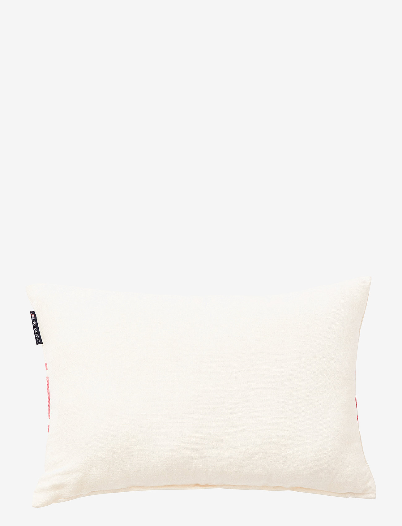 Lexington Home - Embroidery Center Striped Linen/Cott 60x40 Pillow - kissen - off white/pink - 1