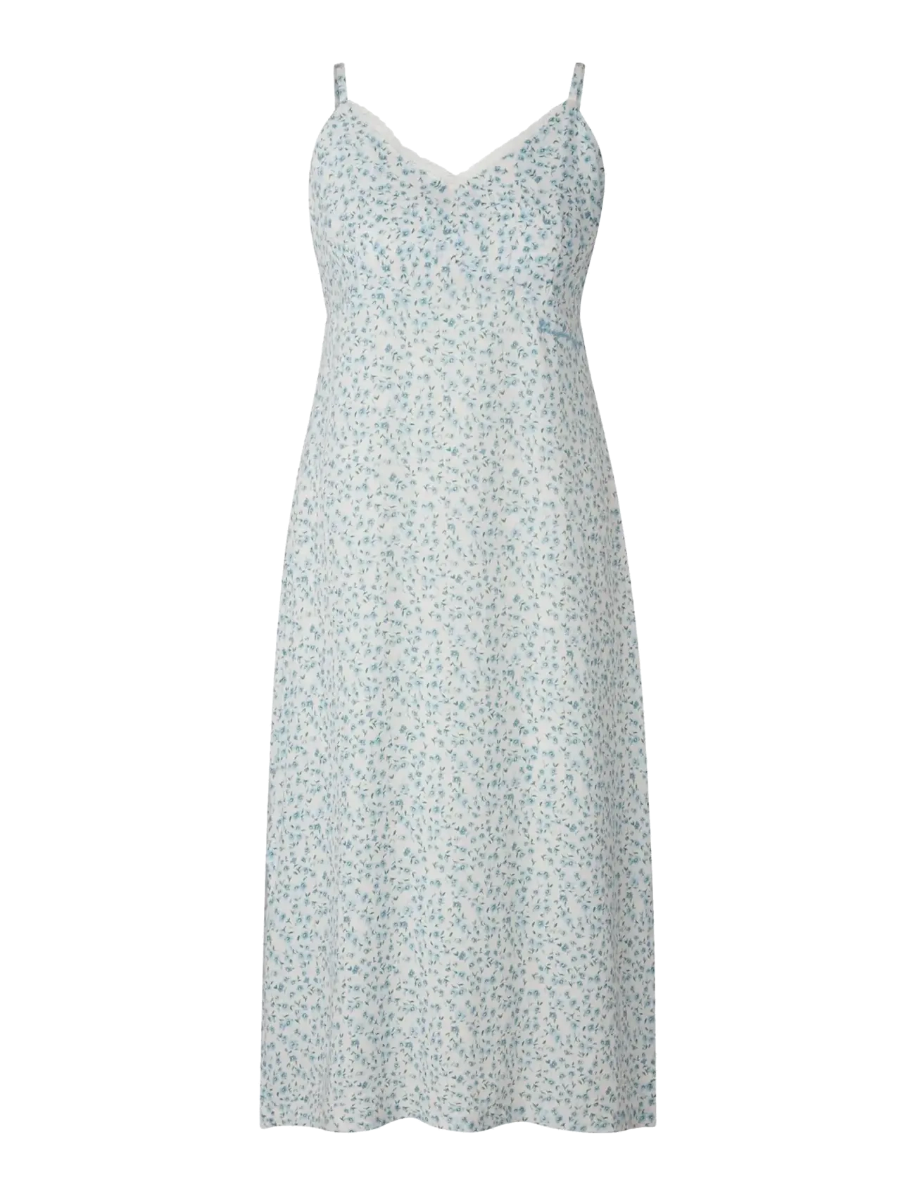 Lexington Home Antonia Lyocell Nightgown - Nachthemden - BLUE FLOWER PRINT / blue
