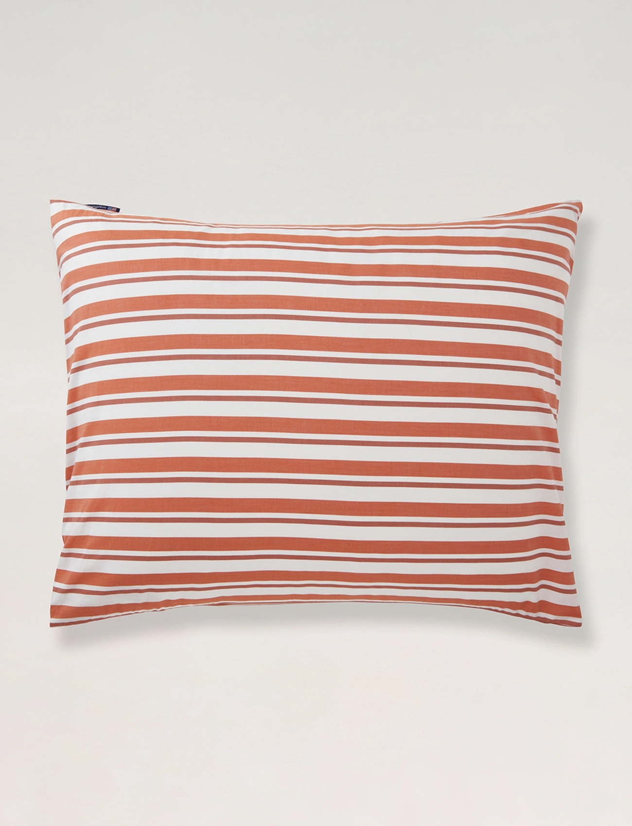 Lexington Home - White/Terra Striped Cotton Poplin Pillowcase - white/terra - 1