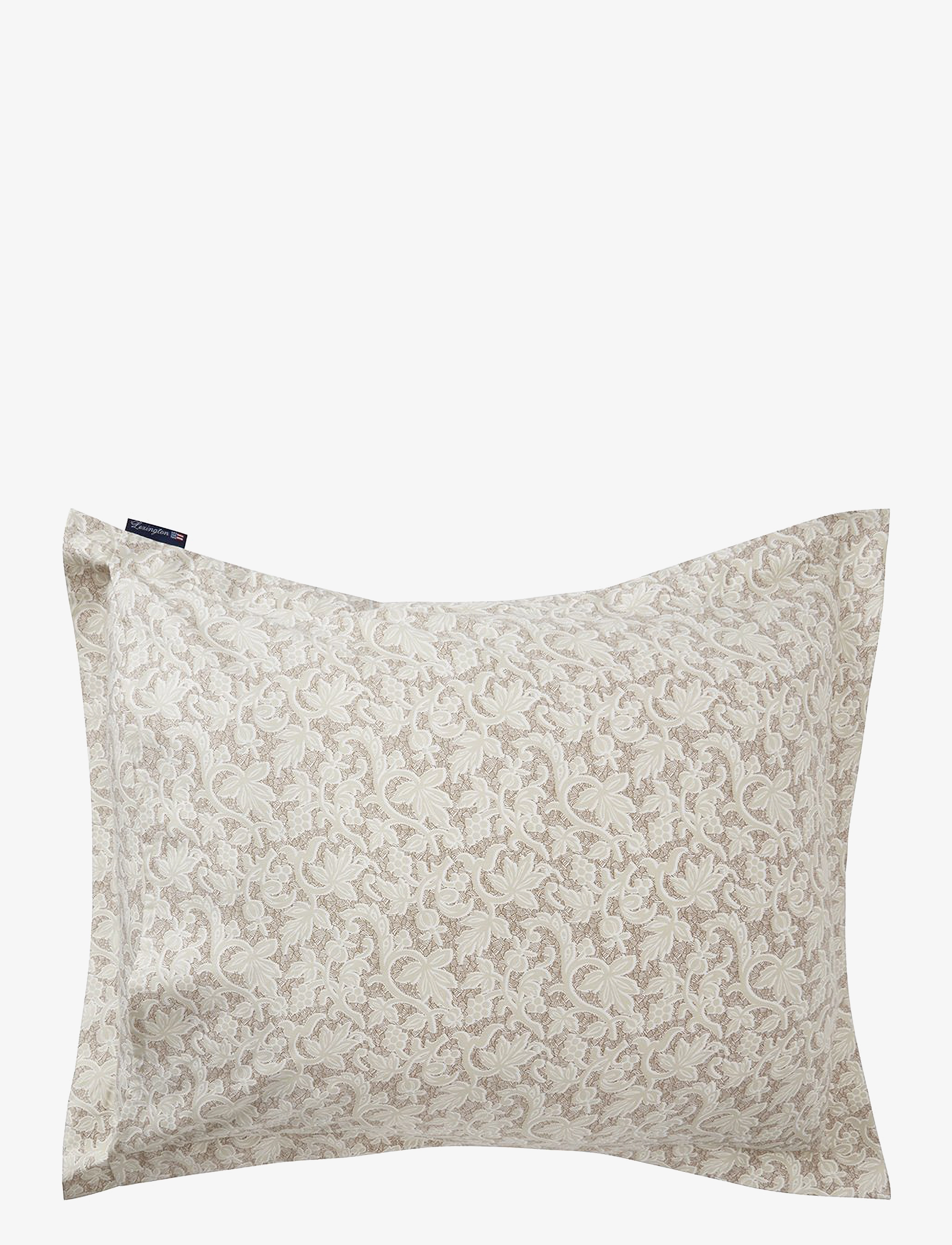 Lexington Home - Grapevine Printed Cotton Sateen Pillowcase - beige/white - 1