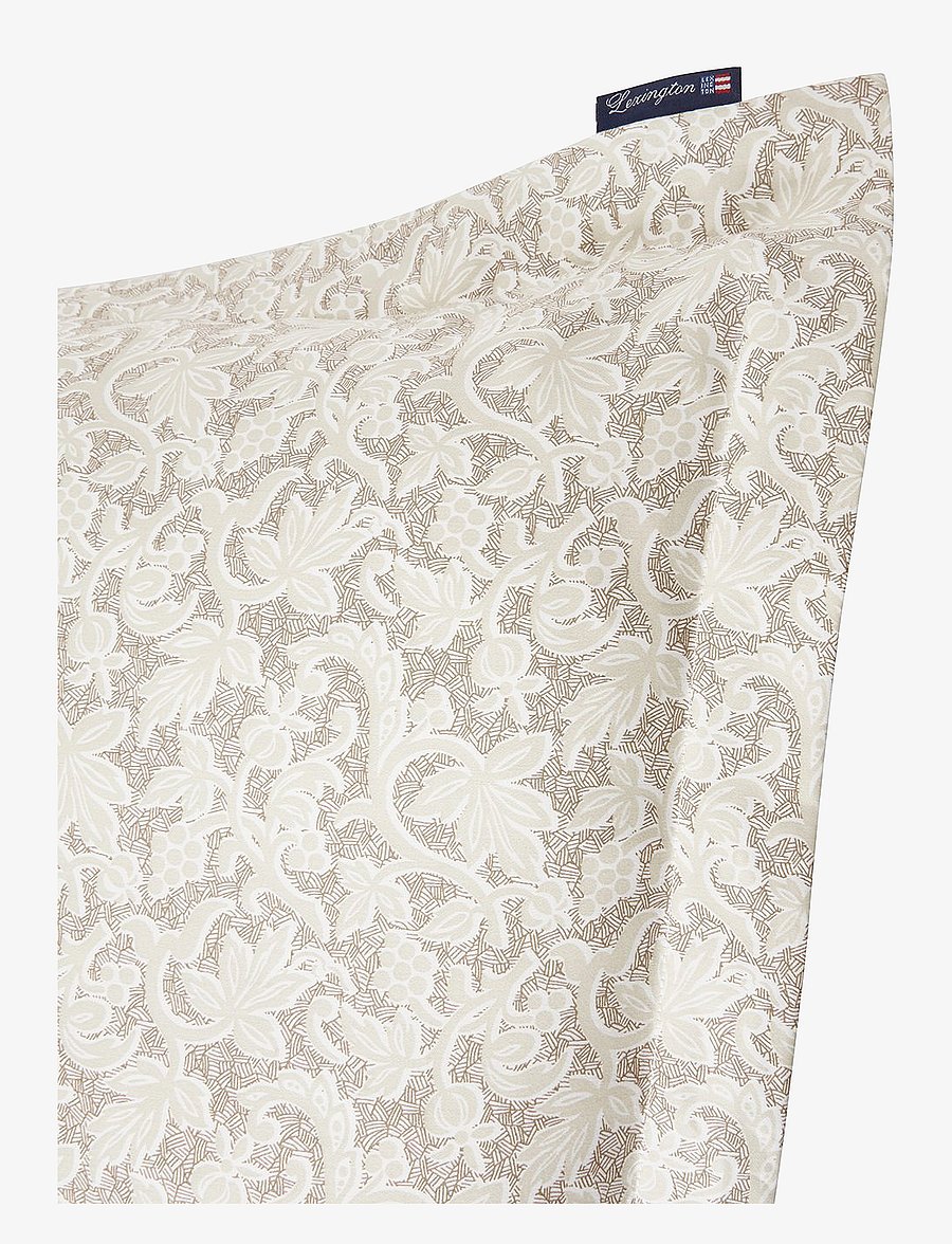 Lexington Home - Grapevine Printed Cotton Sateen Pillowcase - beige/white - 2