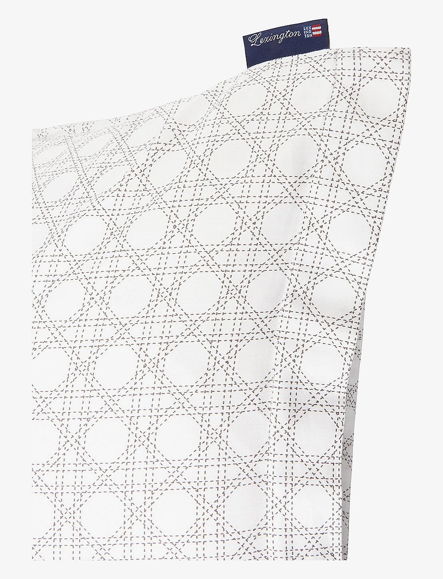 Lexington Home - Rattan Printed Cotton Sateen Pillowcase - kopfkissenbezüge - white/dk. gray - 2