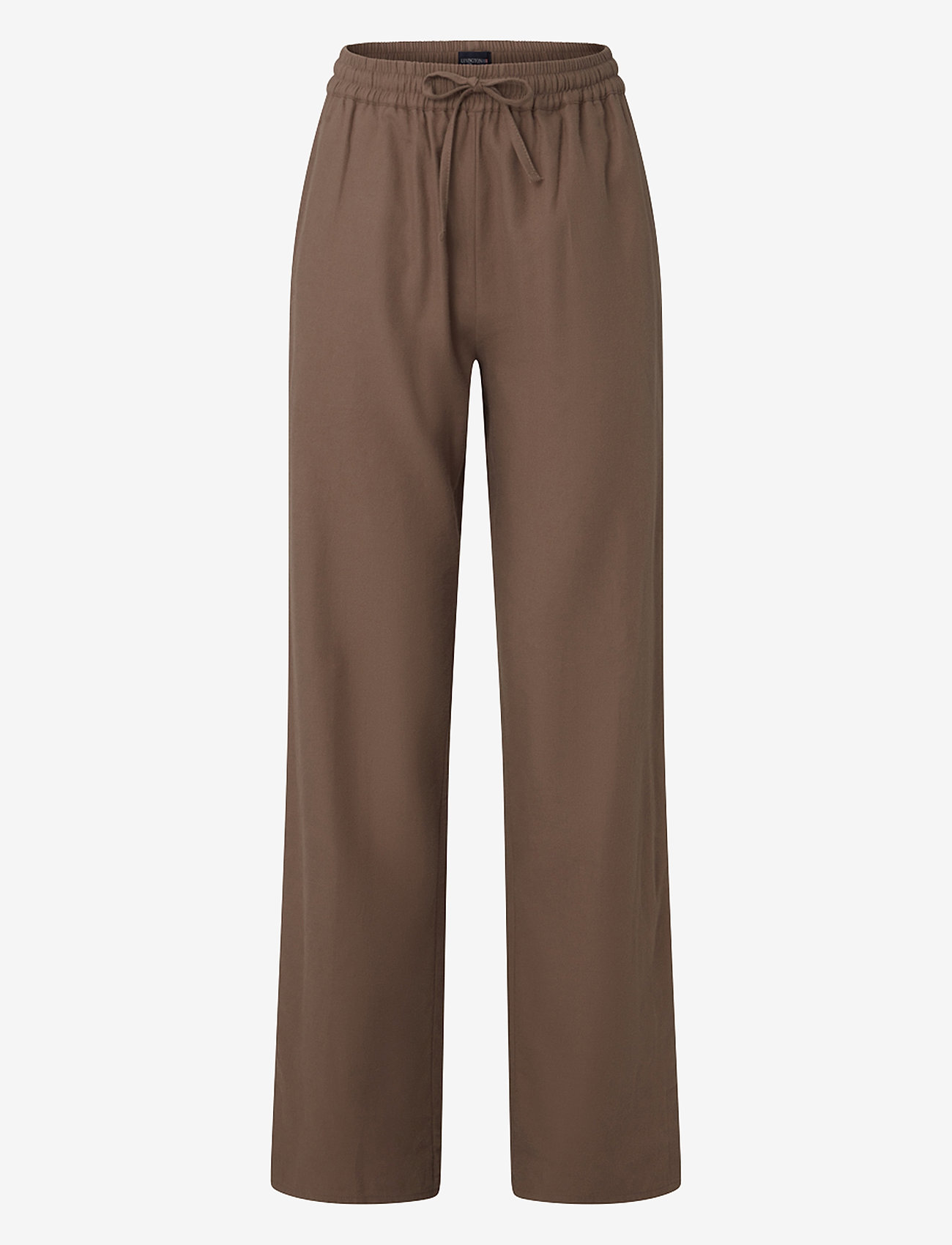 Lexington Home - Caroline Organic Cotton Flannel Pajama Set - mid brown melange - 1