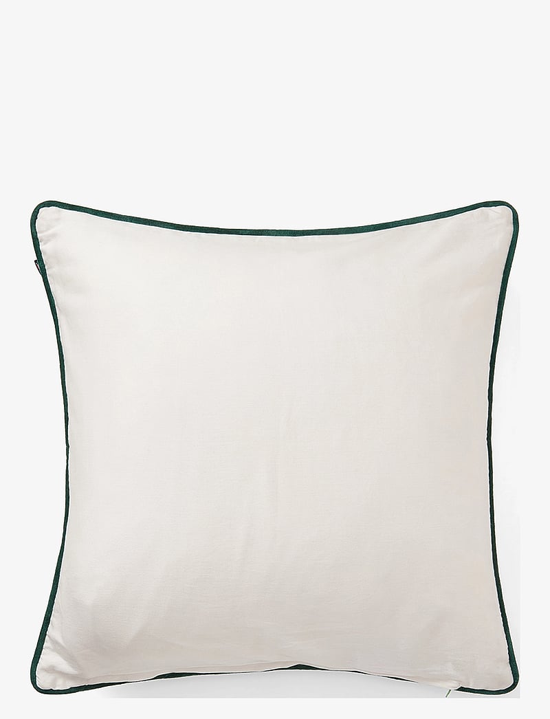 Lexington Home - Nutcracker Organic Cotton Pillow Cover - osta hinna alusel - snow white/green - 1