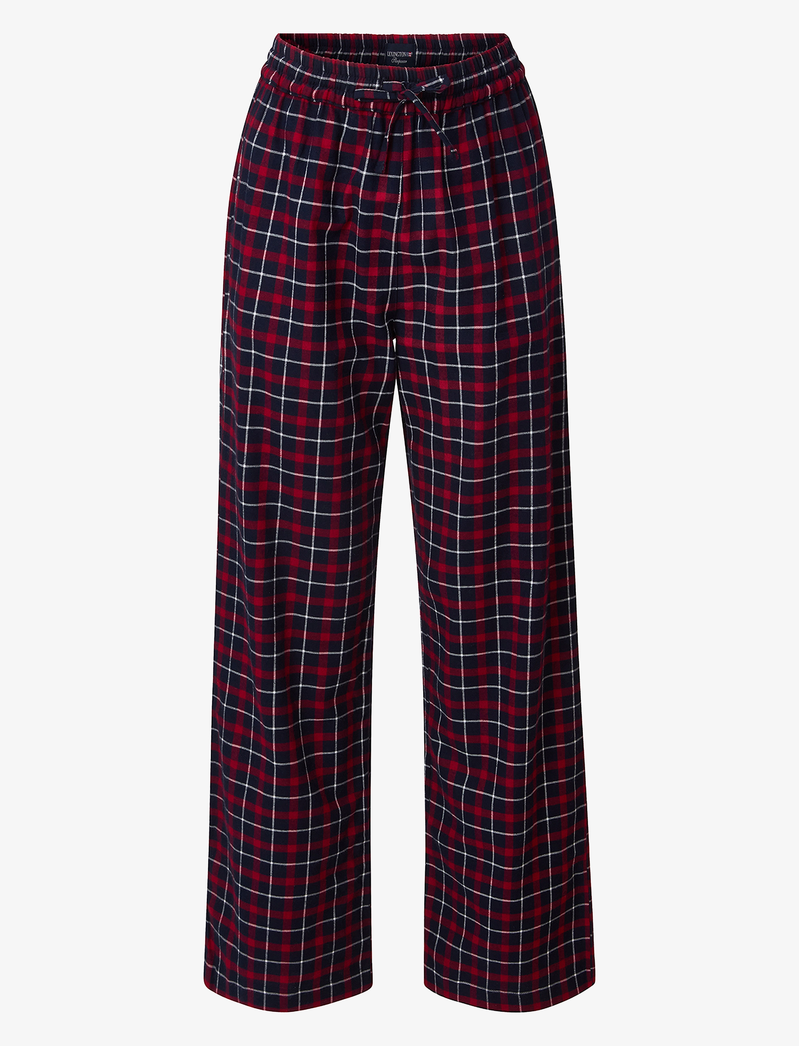 Lexington Home - Miranda Organic Cotton Checked Flannel Pajama Set - geburtstagsgeschenke - blue/red - 1