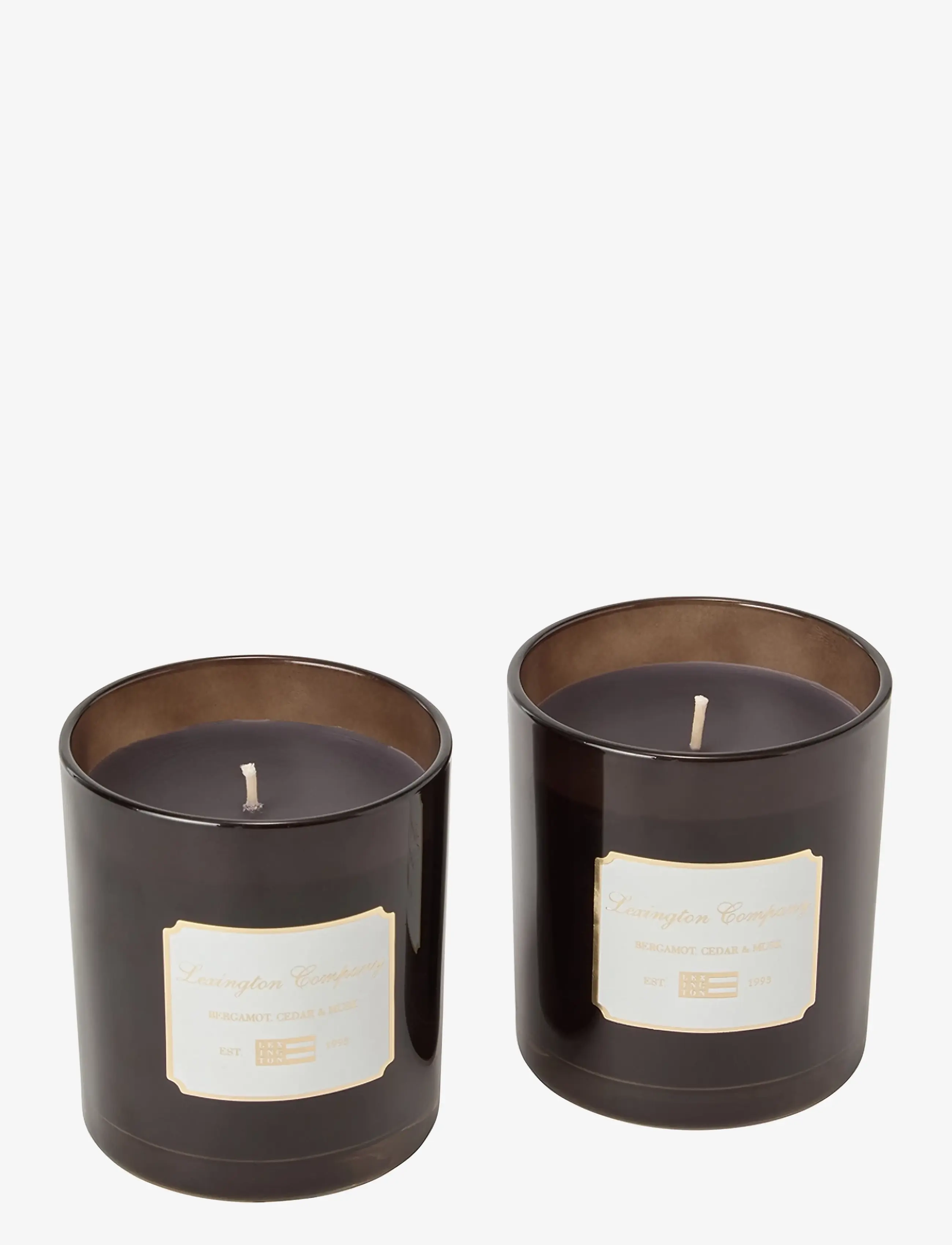 Lexington Scented Candle Gift Set (set of 2) - DARK BROWN