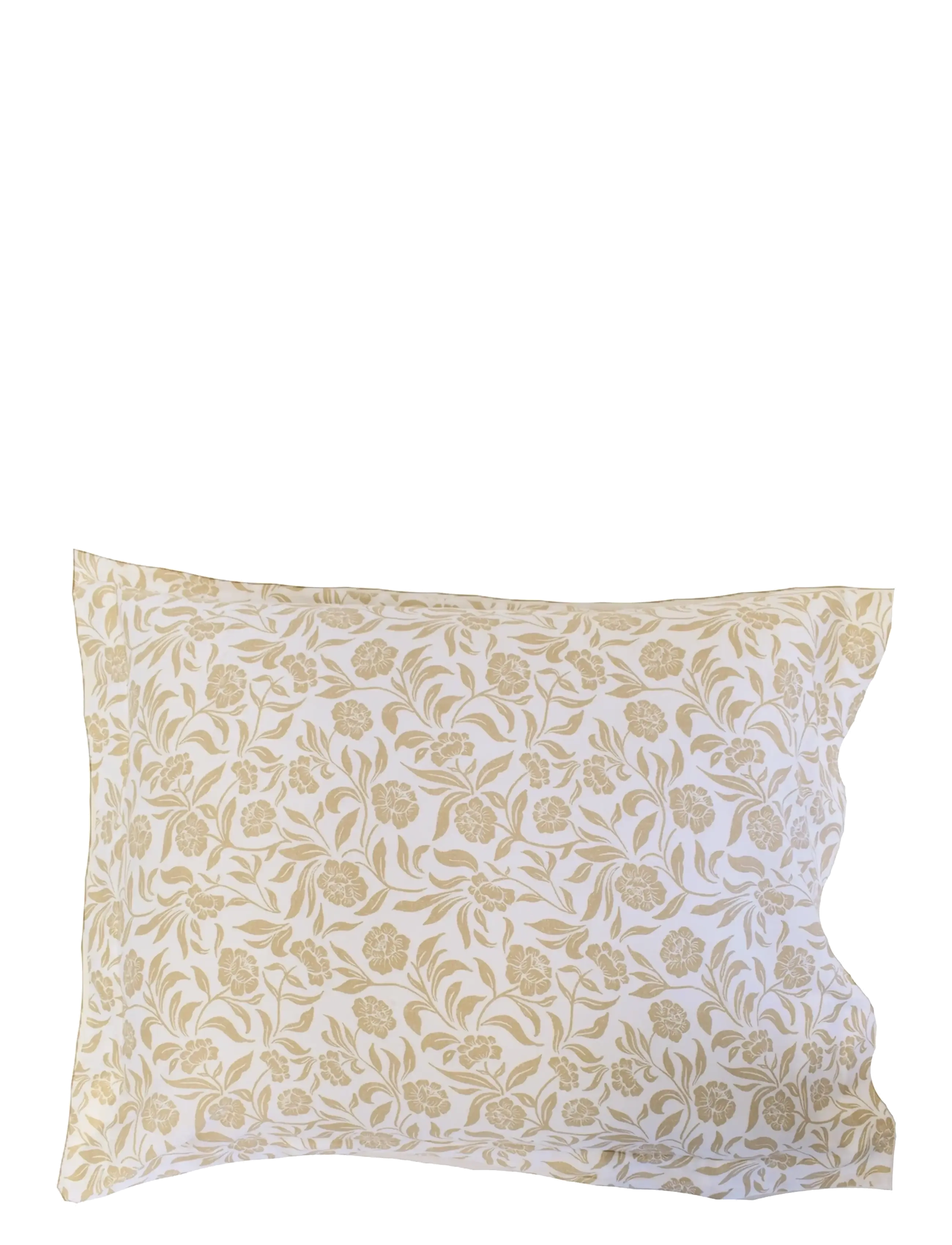 Lexington Home White/Beige Flowers Cotton Sateen Bed Set - Pudebetræk - WHITE/BEIGE / cream