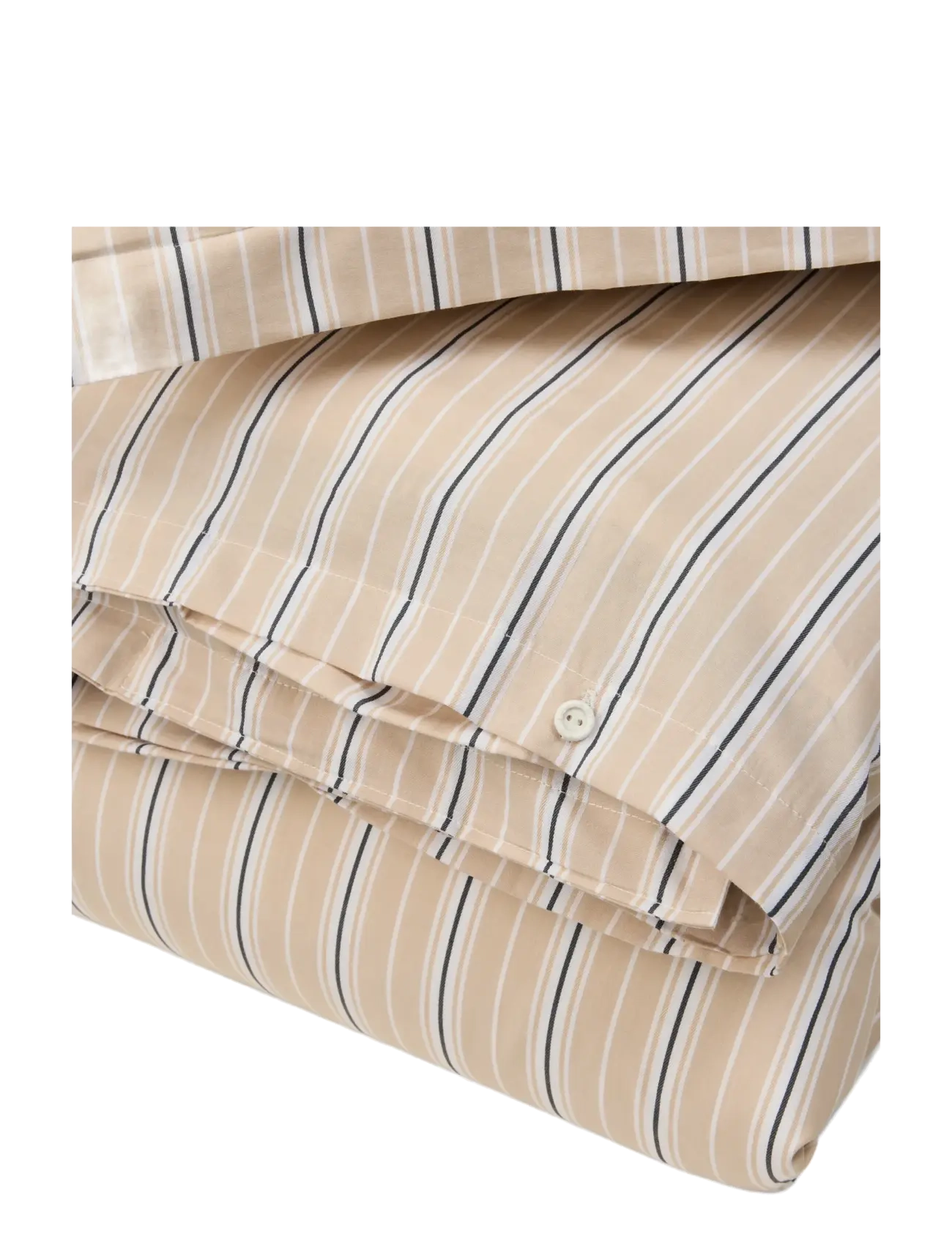 Lexington Home - Beige/White Striped Cotton Poplin Bed Set - beige/white - 2