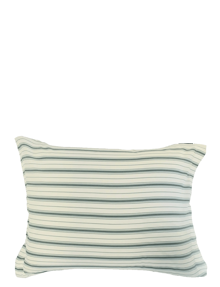 Lexington Home - White/Eucalyptus Striped Cotton Poplin Bed Set - voodiriiete komplektid - white/eucalyptus - 0