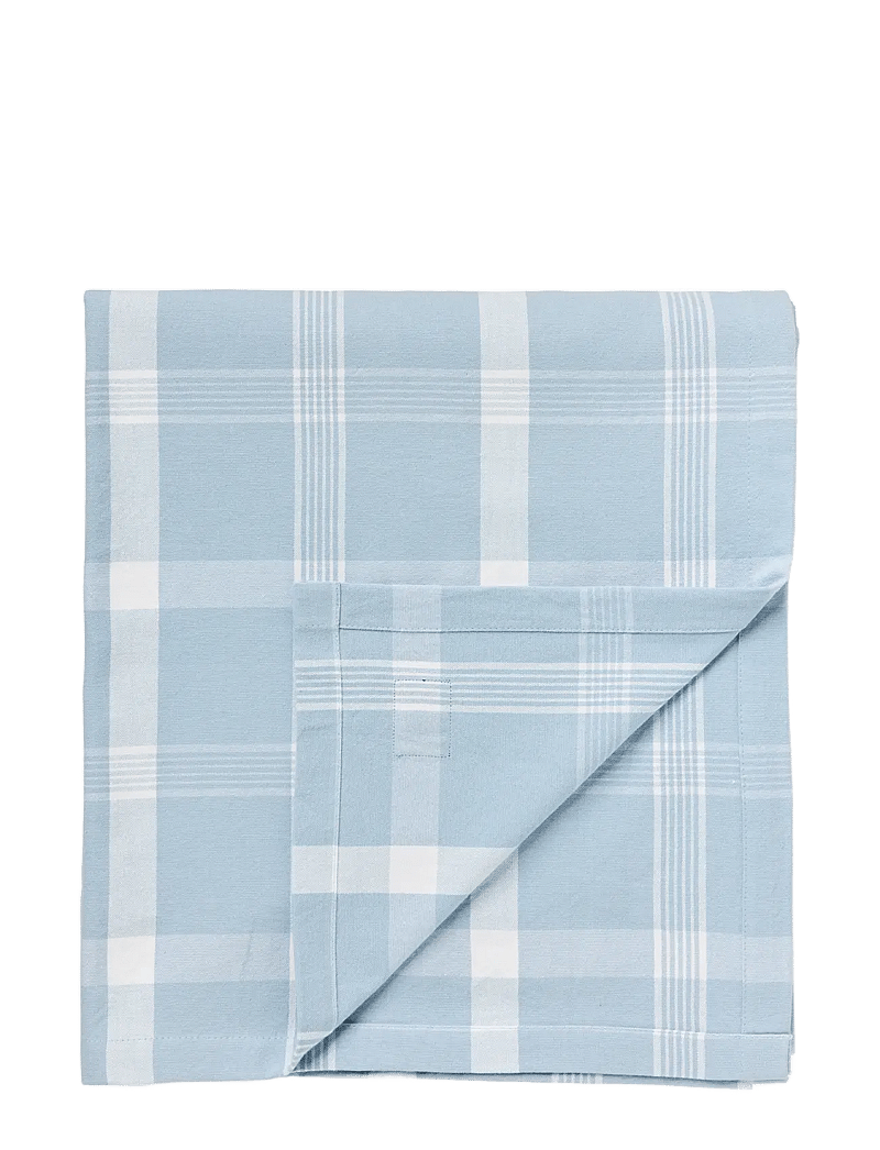 Lexington Home - Checked Recycled Cotton Oxford Tablecloth - tischdecken & tischläufer - blue/white - 1