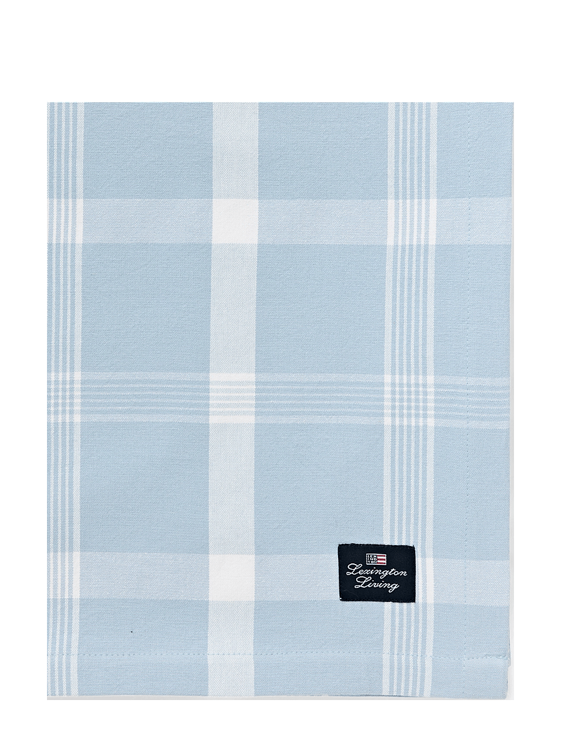Lexington Home - Checked Recycled Cotton Oxford Tablecloth - tischdecken & tischläufer - blue/white - 2