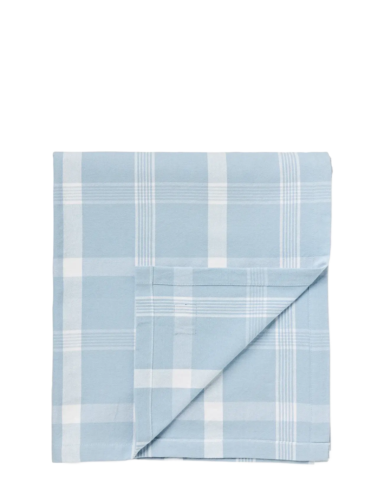 Lexington Home - Checked Recycled Cotton Oxford Napkin - blue/white - 1