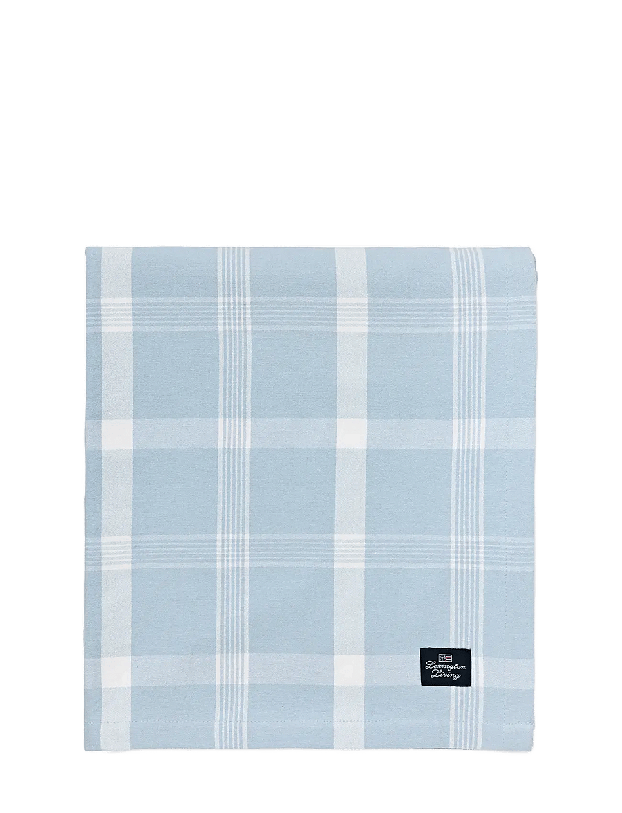 Lexington Home - Checked Recycled Cotton Oxford Napkin - blue/white - 2