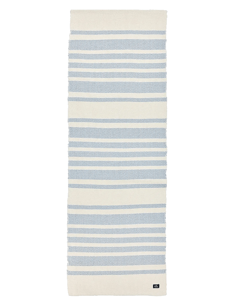 Lexington Home - Striped Organic Cotton Herringbone Runner - køb efter pris - blue/white - 0