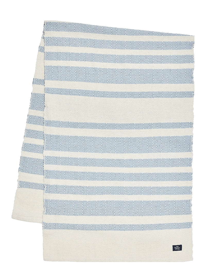 Lexington Home - Striped Organic Cotton Herringbone Runner - køb efter pris - blue/white - 1