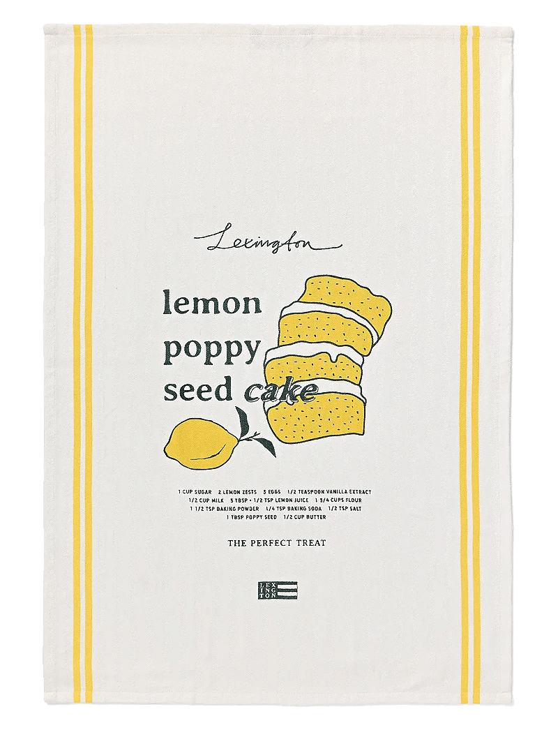 Lexington Home - Lemon Poppy Org Cotton Kitchen Towel - madalaimad hinnad - white/yellow - 0
