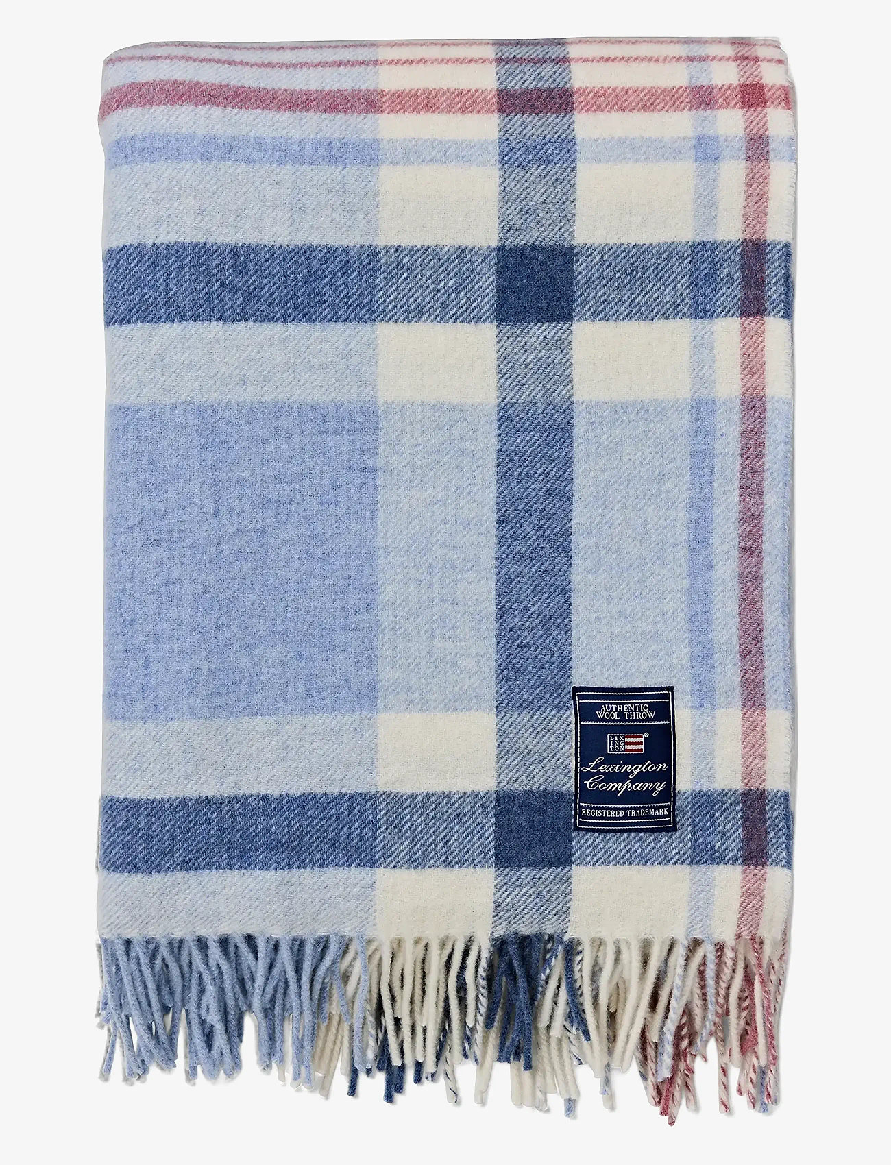 Lexington Home Checked Recycled Wool Throw (LCH12514001) Blankets 