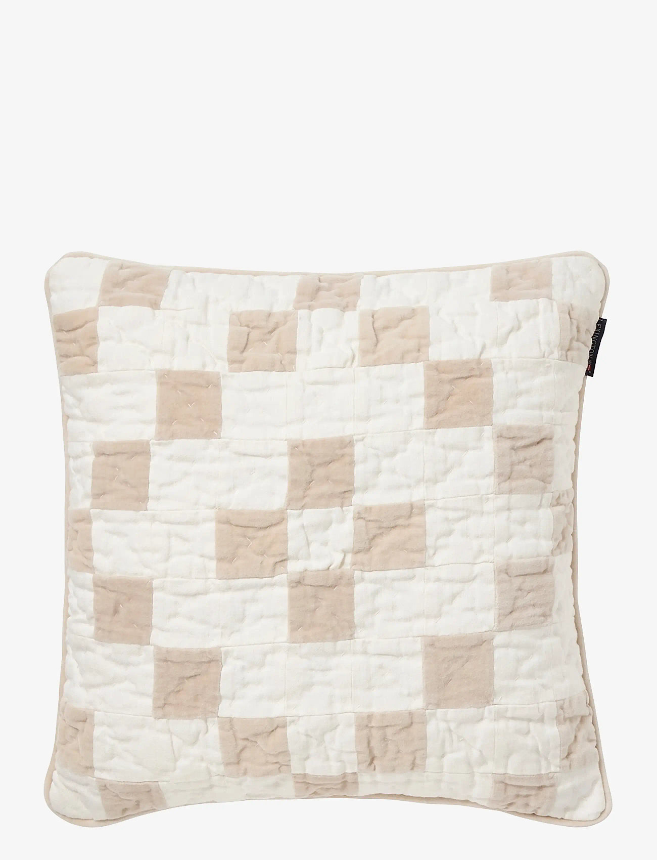 Lexington Home - Patchwork Organic Cotton Pillow Cover - púðaver - white - 0