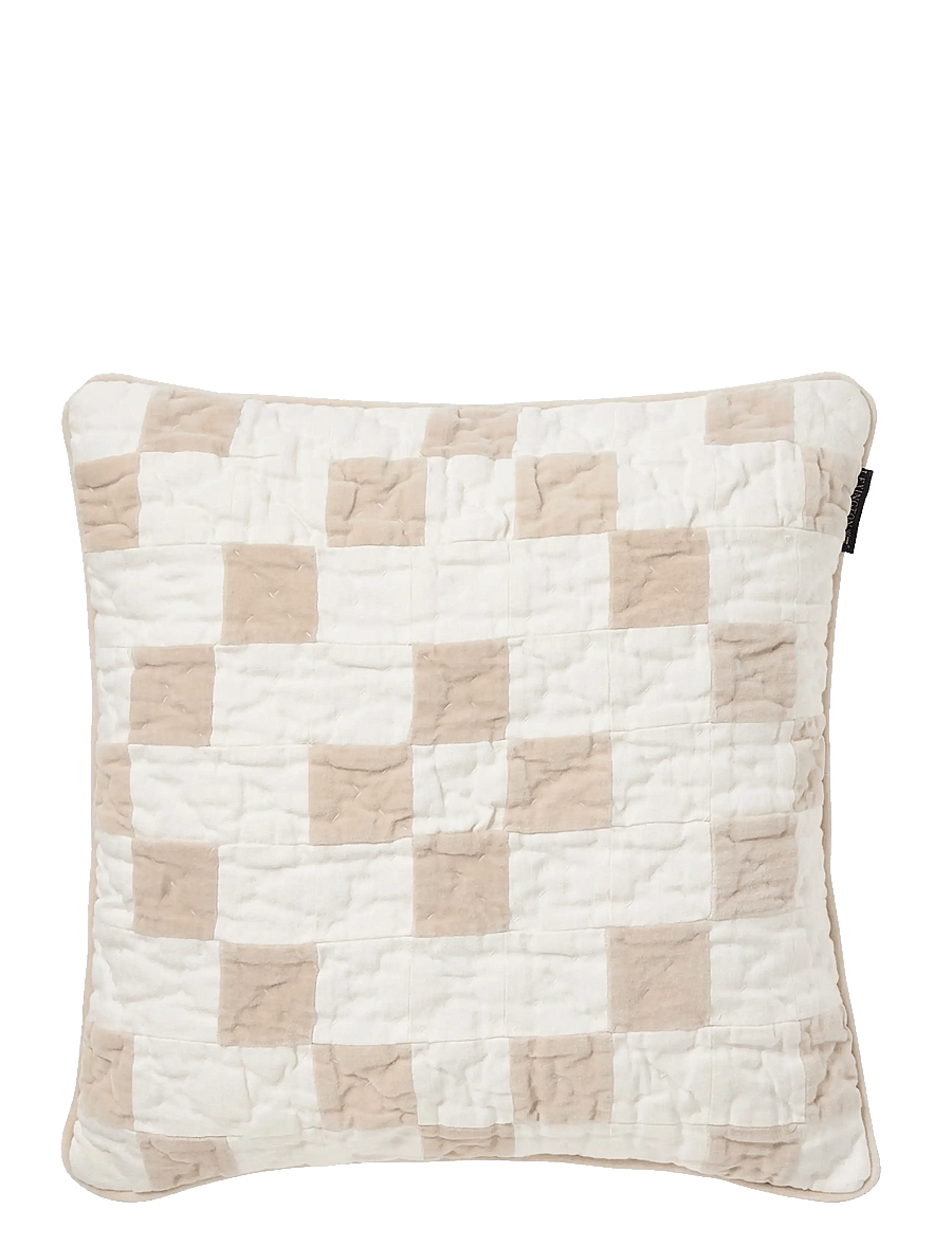Lexington Home - Patchwork Organic Cotton Pillow Cover - kissenbezüge - white - 0