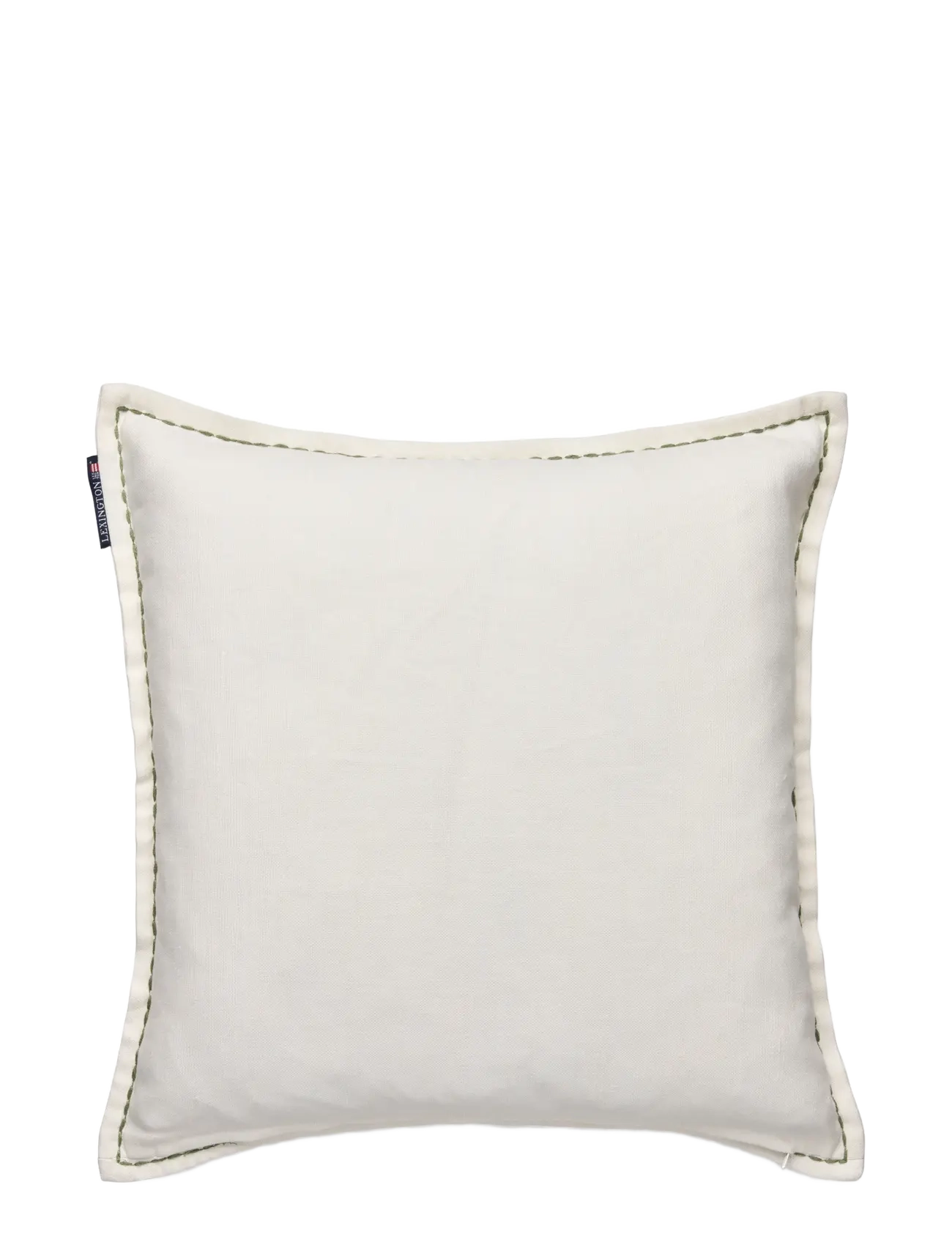 Lexington Home - Flowers Bloom Linen/Cotton Pillow Cover - cushion covers - white/eucalyptus/pink - 1
