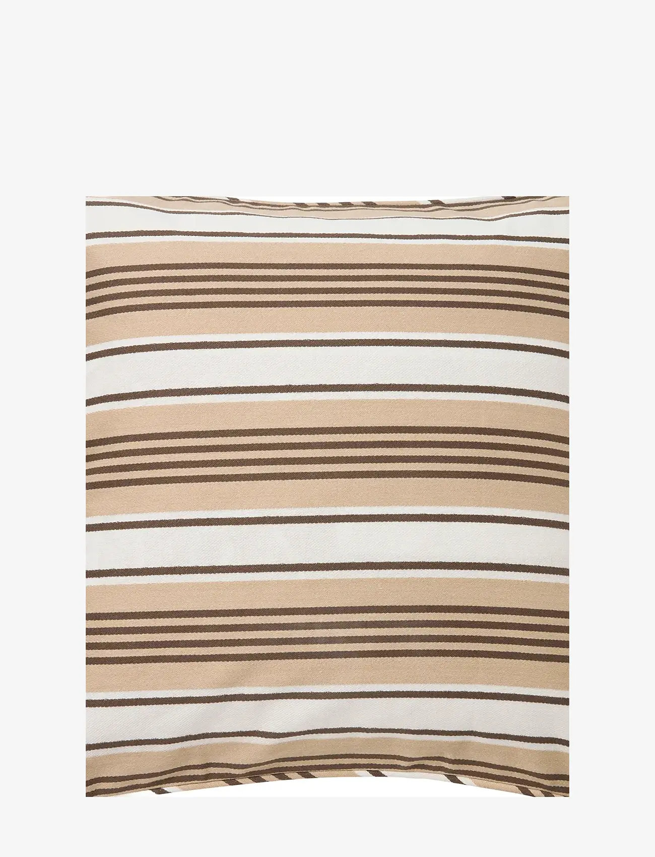 Lexington Home - Striped Organic Cotton Twill Pillow Cover - pudebetræk - beige/white - 3
