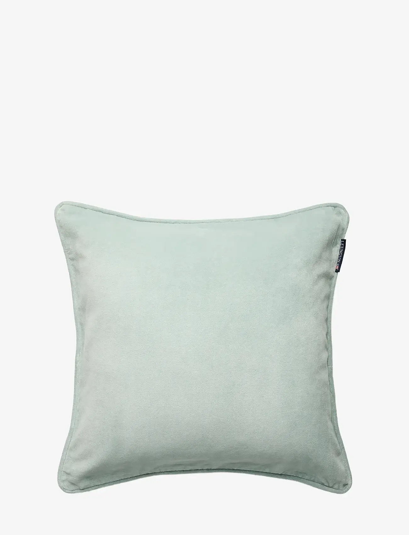 Lexington Home - Organic Cotton Velvet/Linen Pillow Cover - kopfkissenbezüge - eucalyptus/white - 0