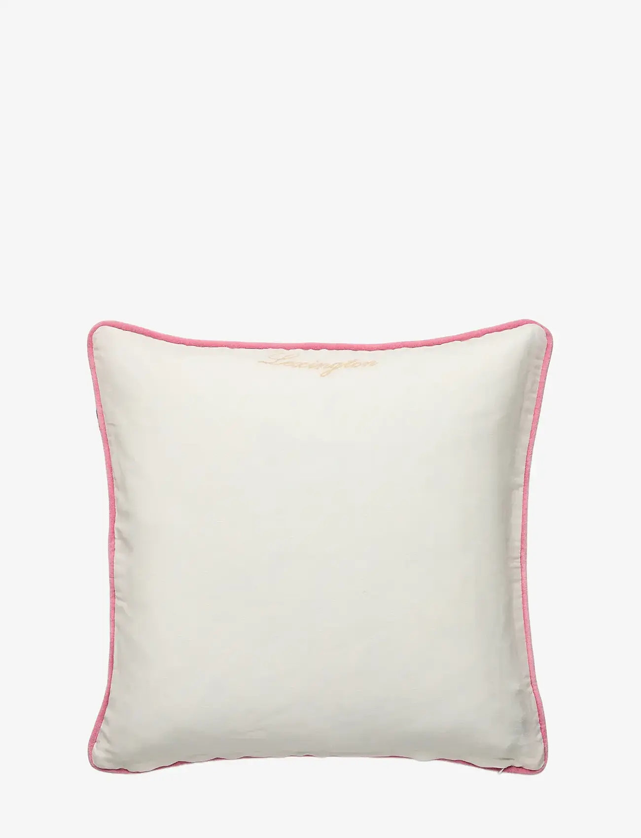 Lexington Home - Organic Cotton Velvet/Linen Pillow Cover - Örngott - pink/white - 1