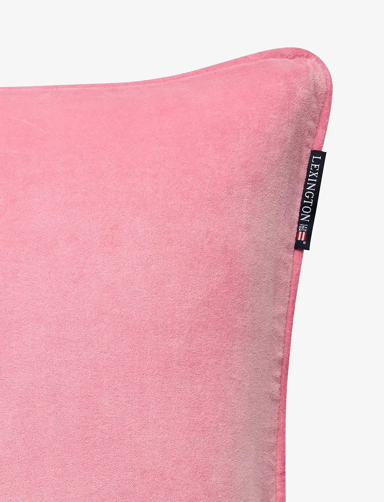 Lexington Home - Organic Cotton Velvet/Linen Pillow Cover - Örngott - pink/white - 2