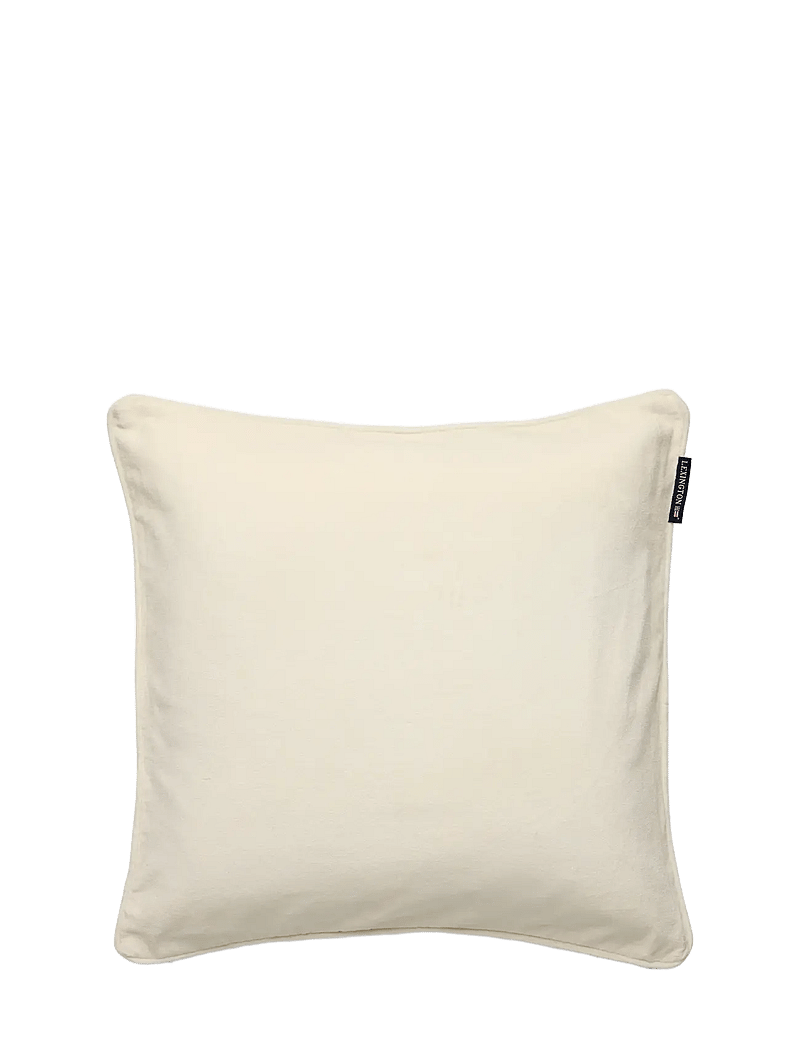 Lexington Home - Organic Cotton Velvet/Linen Pillow Cover - kopfkissenbezüge - white - 0