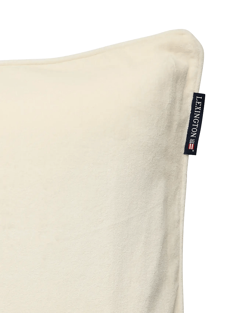 Lexington Home - Organic Cotton Velvet/Linen Pillow Cover - kopfkissenbezüge - white - 2