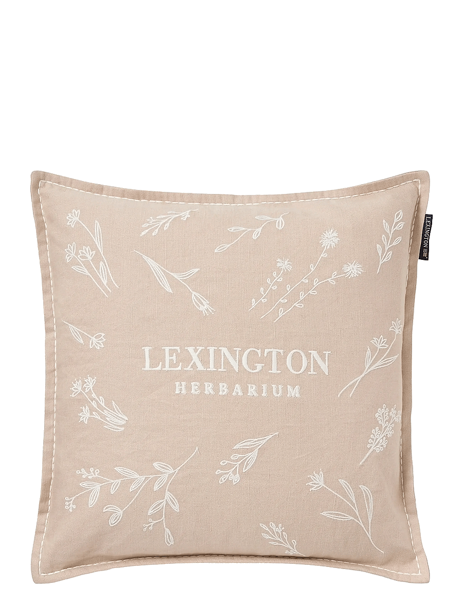 Lexington Home - Herbarium Linen/Cotton Pillow Cover - padjakatted - beige/white - 0