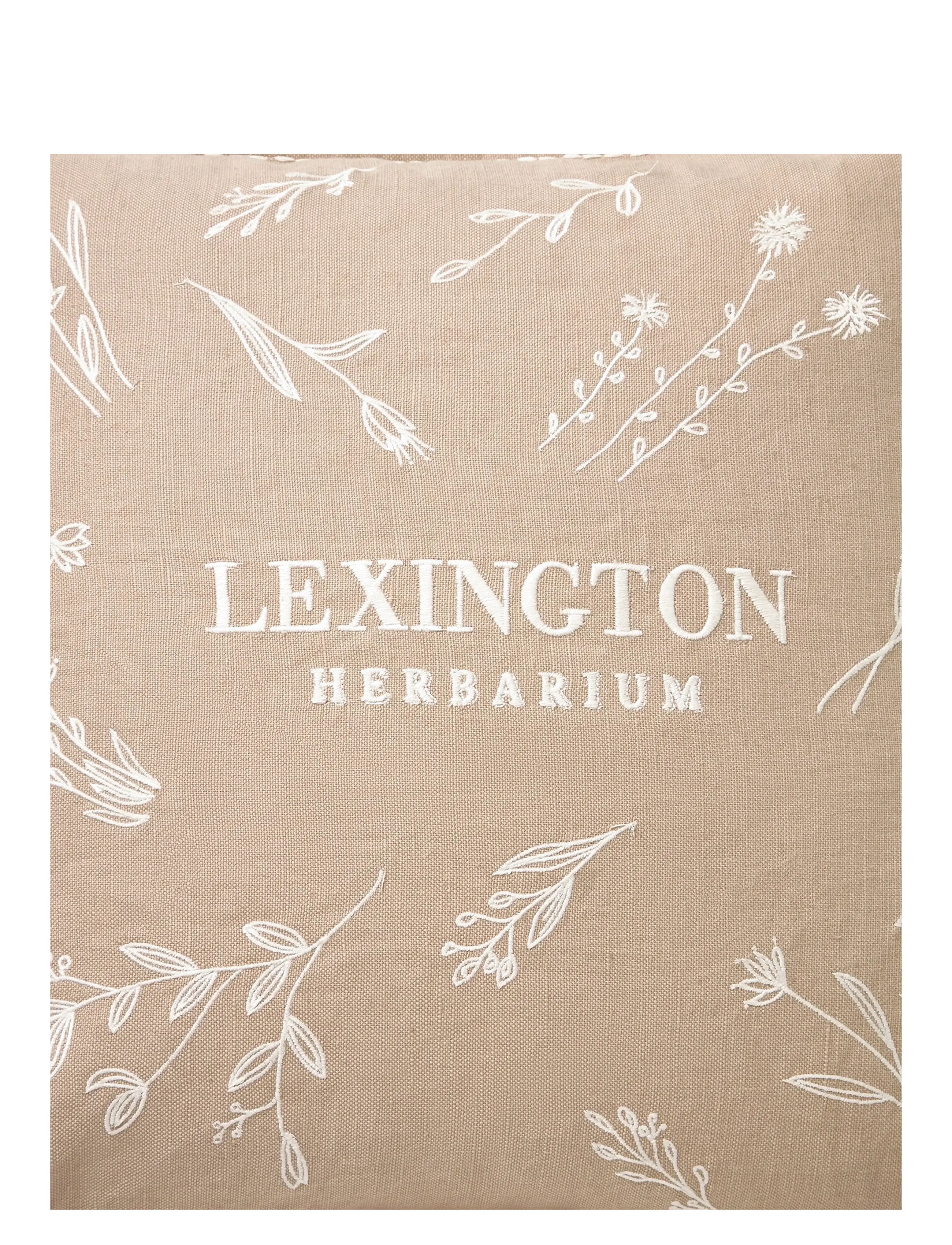 Lexington Home - Herbarium Linen/Cotton Pillow Cover - coussins covers - beige/white - 2
