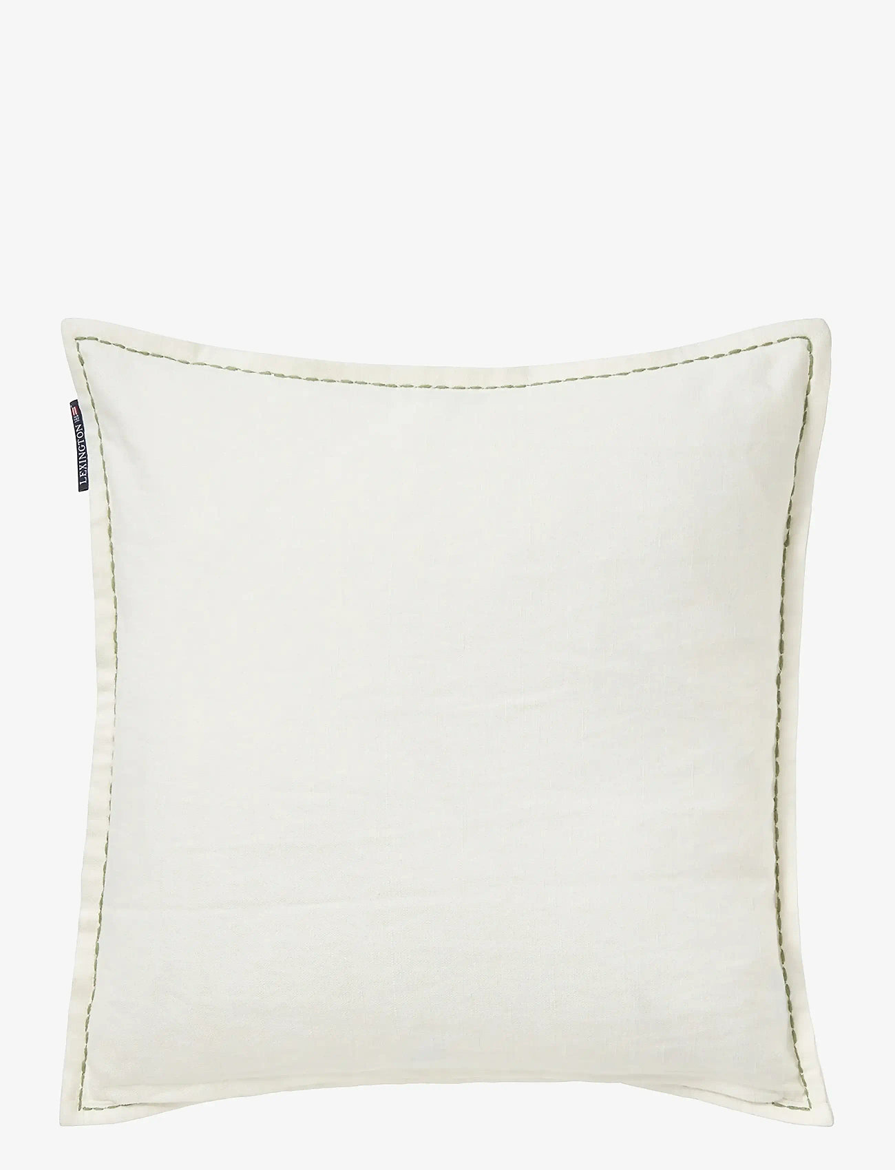 Lexington Home - Wreath Linen/Cotton Logo Pillow Cover - kissenbezüge - white/eucalyptus/blue - 1