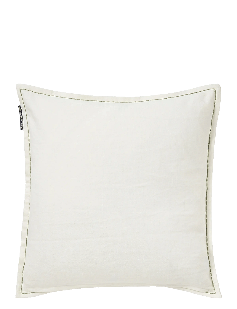 Lexington Home - Wreath Linen/Cotton Logo Pillow Cover - kissenbezüge - white/eucalyptus/blue - 1