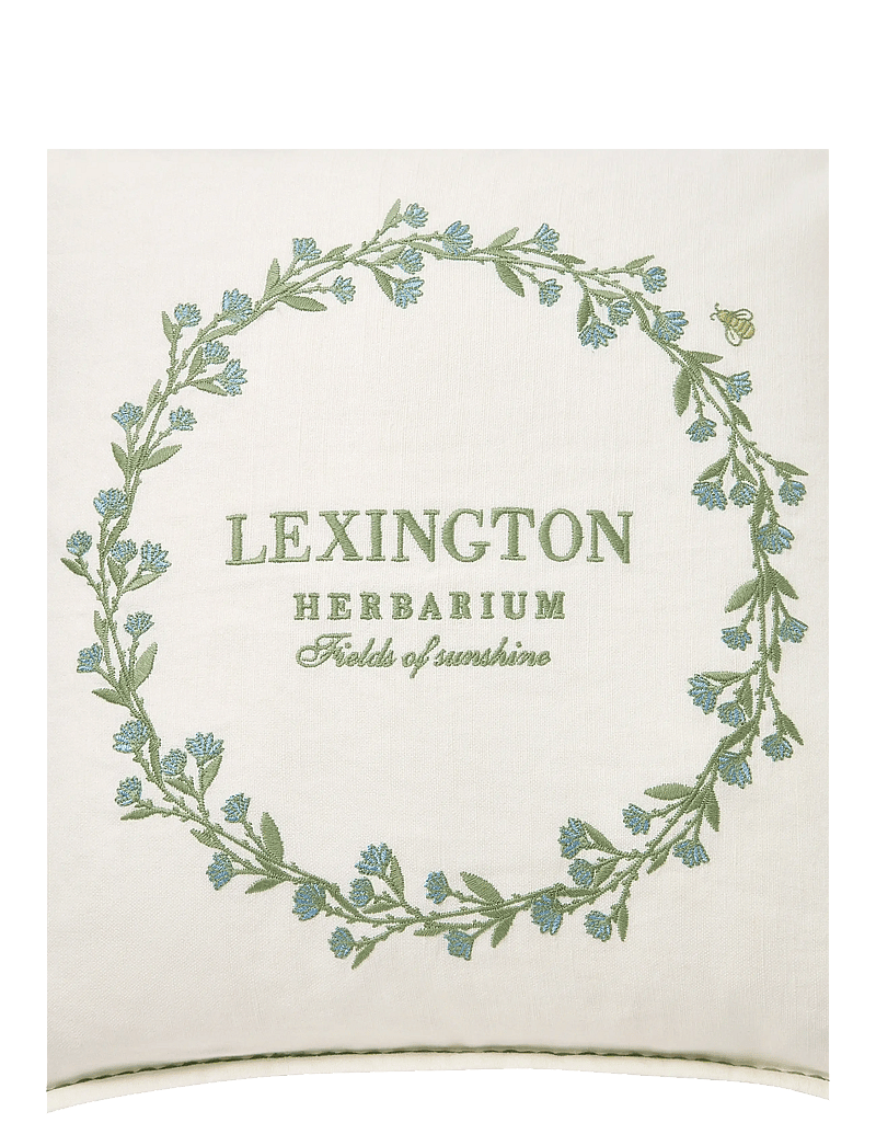 Lexington Home - Wreath Linen/Cotton Logo Pillow Cover - kissenbezüge - white/eucalyptus/blue - 2