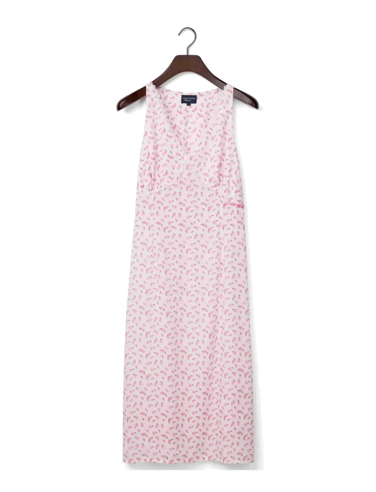 Lexington Home Rose Print Lyocell Nightgown - Natkjoler - ROSE PINK PRINT / pink/rose