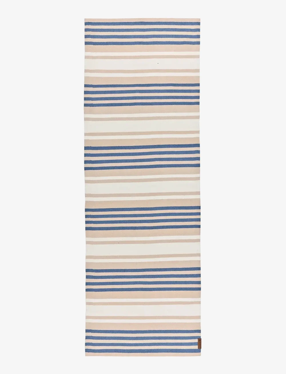 Lexington Home - Striped Organic Cotton Rug - puuvillased vaibad & kaltsuvaip - beige/blue/white - 0