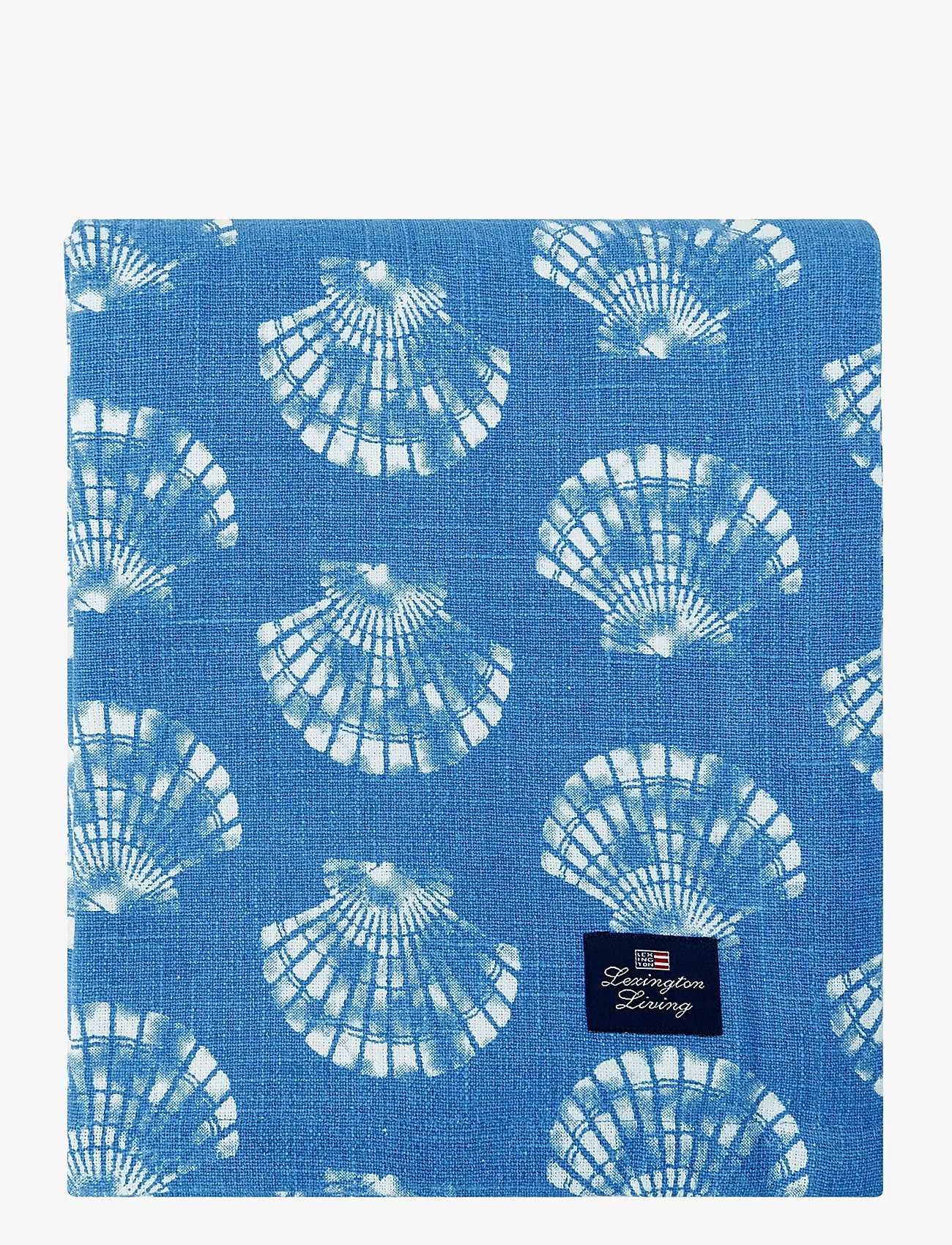 Lexington Home - Shell Printed Organic Cotton Tablecloth - osta hinna alusel - blue/white - 0