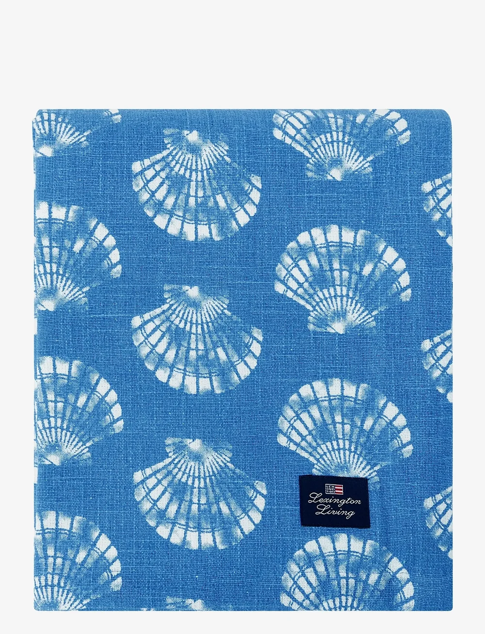 Lexington Home - Shell Printed Organic Cotton Tablecloth - nach preis einkaufen - blue/white - 0