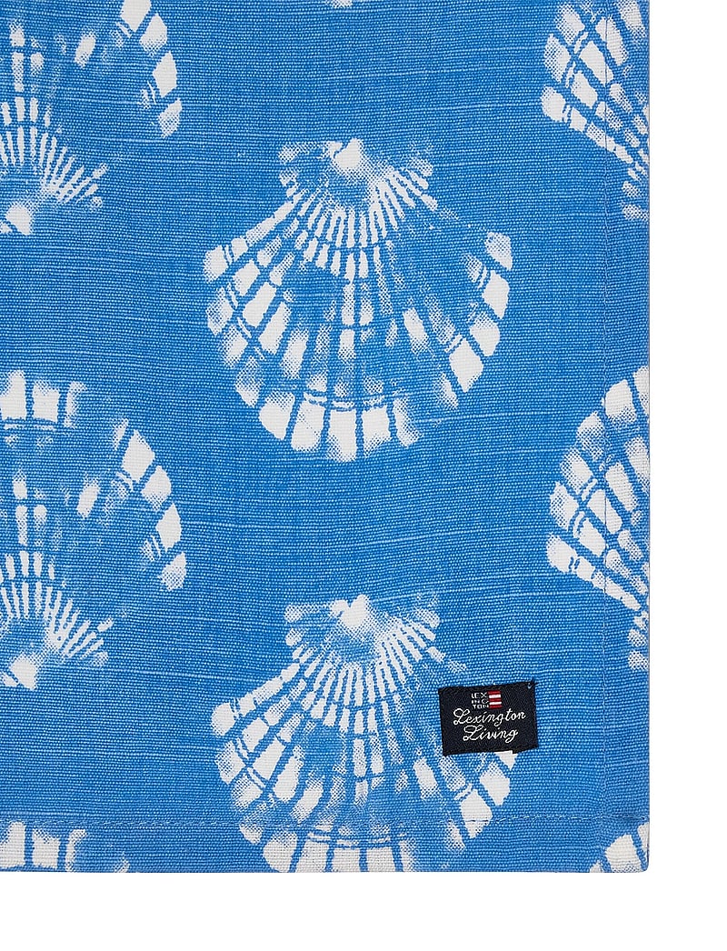 Lexington Home - Shell Printed Organic Cotton Napkin - linased ja puuvillased salvrätikud - blue/white - 2