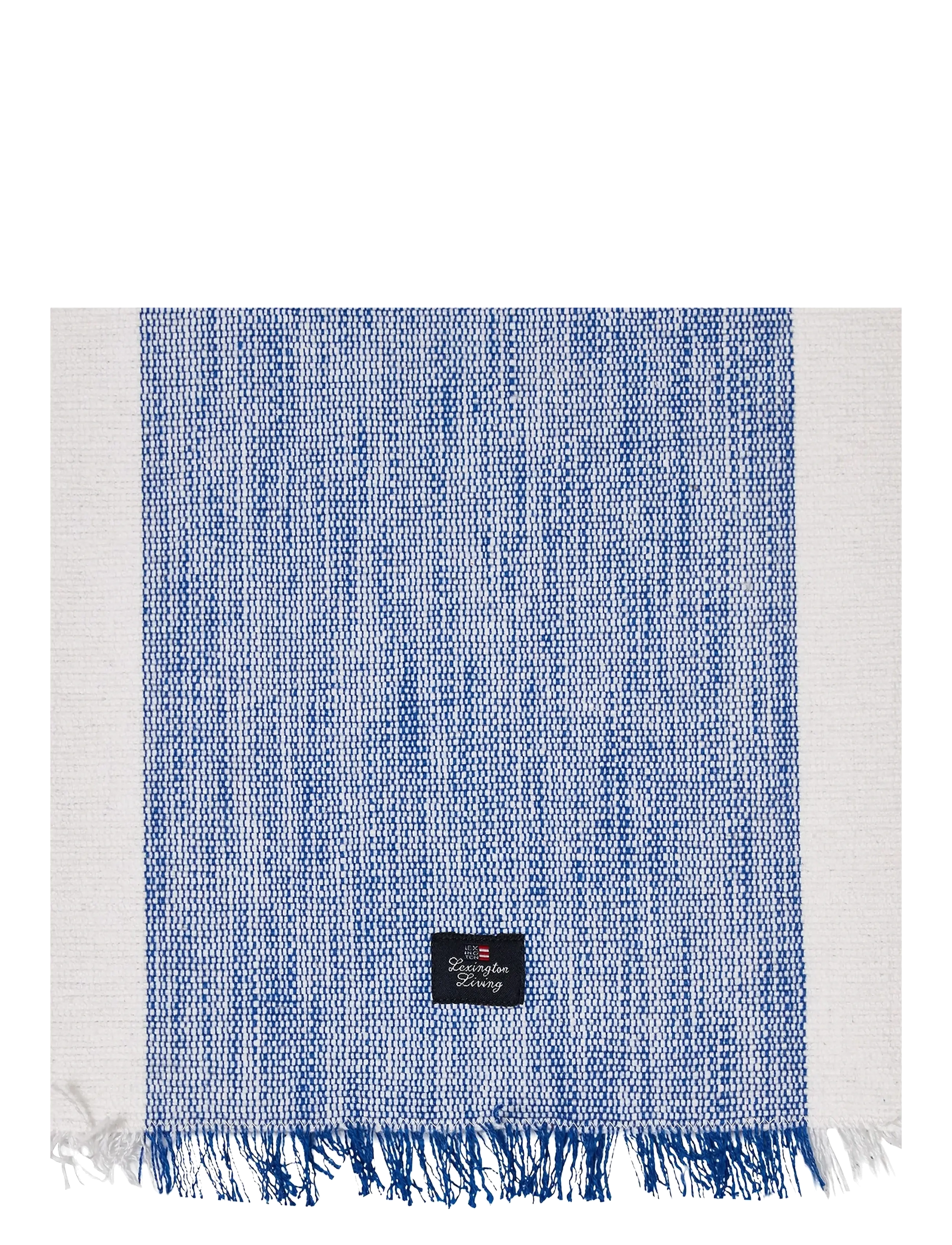 Lexington Home Striped Organic Cotton Placemat with Fringes - Tablecloths & runners - BLUE/WHITE / blue