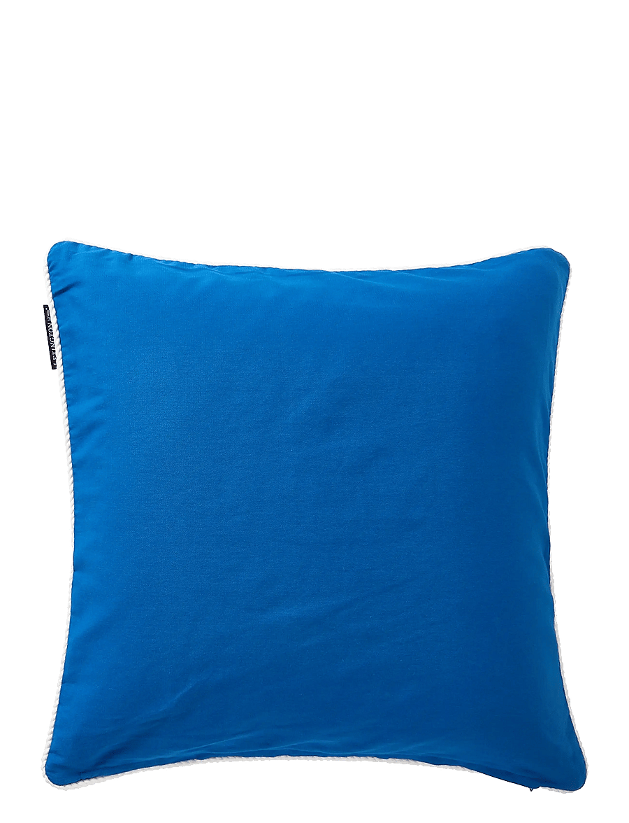 Lexington Home - Logo Organic cotton Twill Pillow Cover - sea blue/white - 1