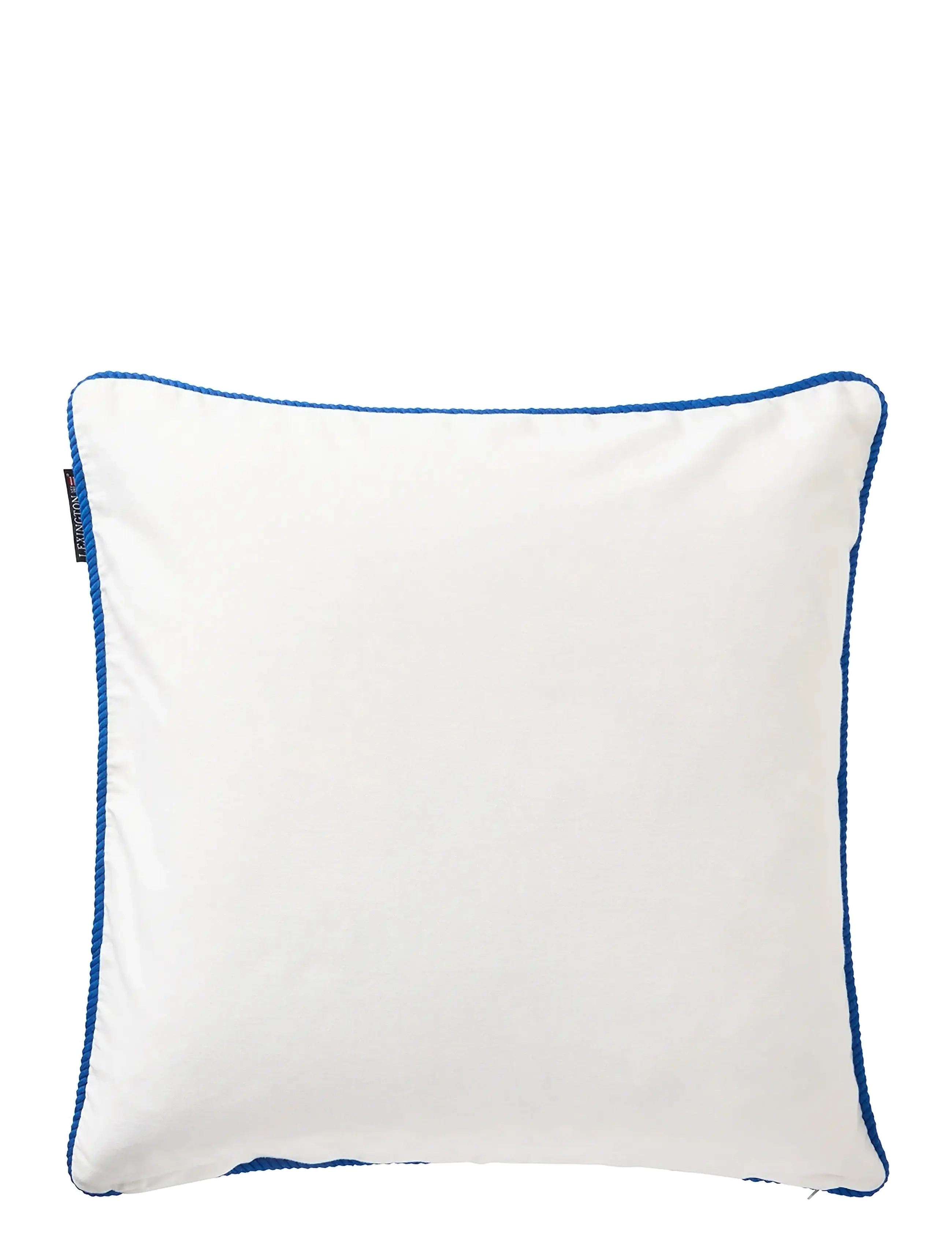 Lexington Home - Flag Organic Cotton Twill Pillow Cover - white/sea blue - 1