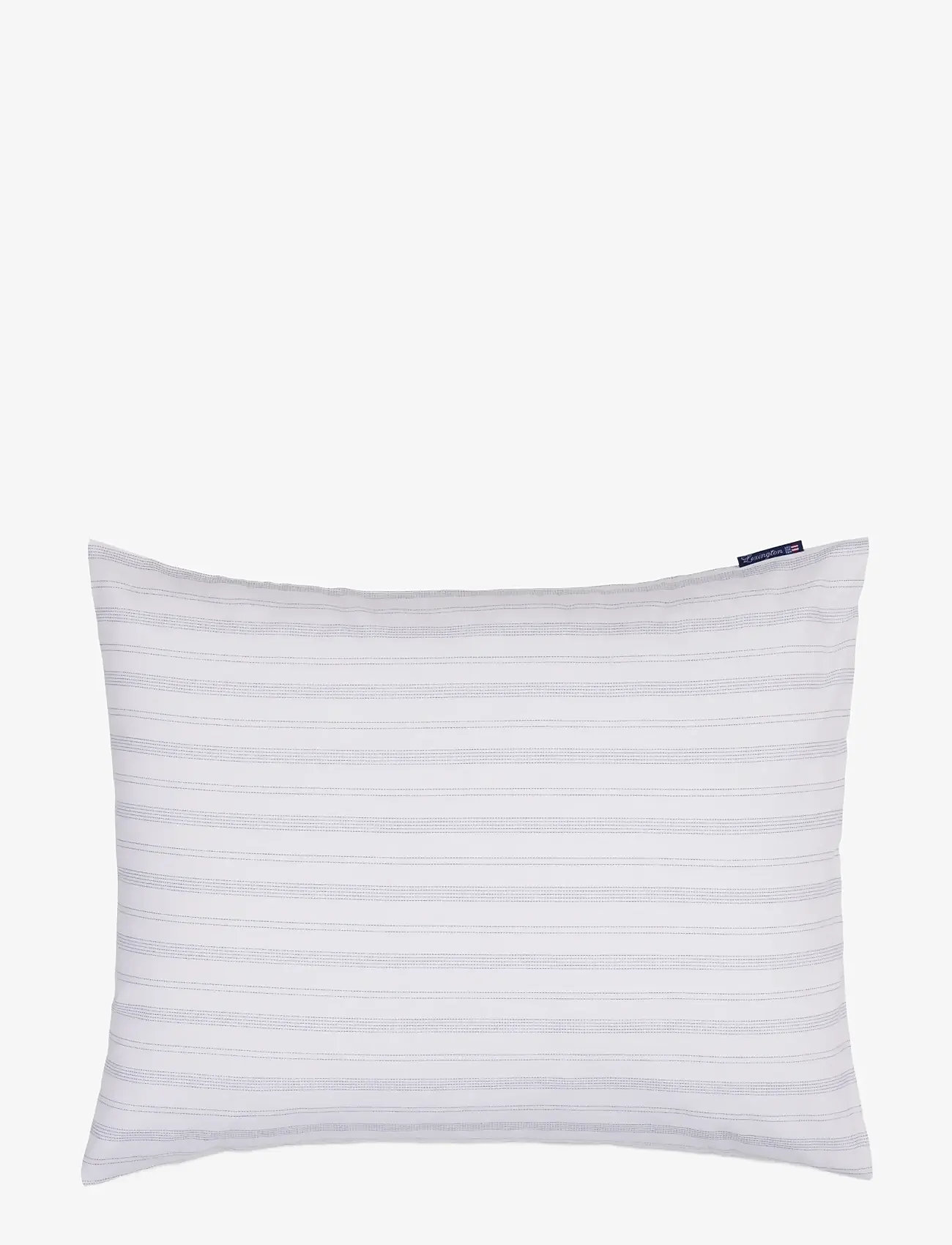 Lexington Home - Striped Lyocell/Cotton Pin Point Oxford Pillowcase - Örngott - white/misty blue - 0